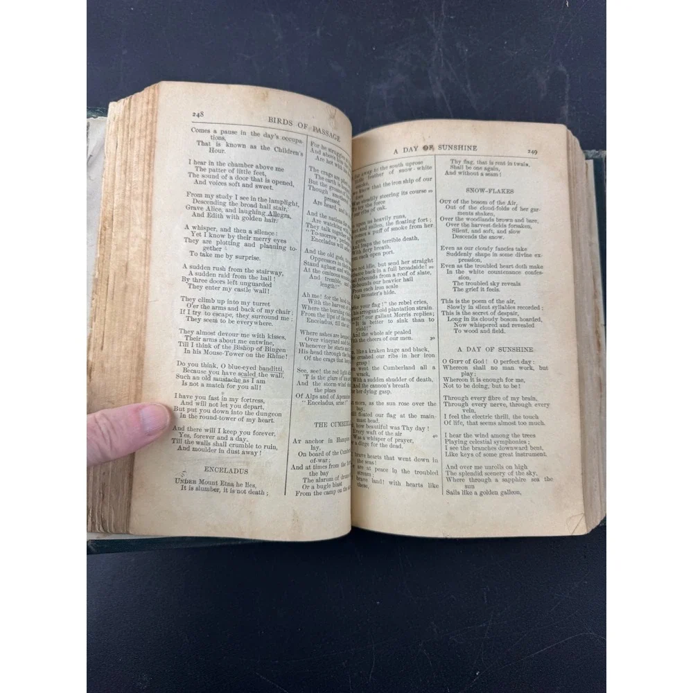1903 Longfellow Complete Poetical Works Household Edition Illustrated‎ Houghton
